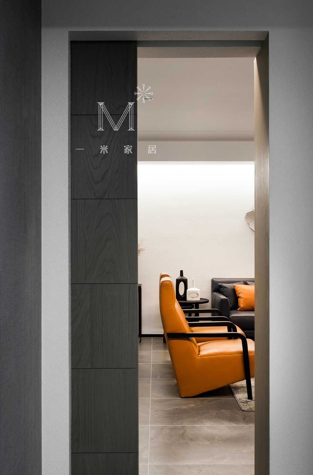 一米家居 | ◣橙意◥ 凤凰湖壹号200㎡现代港式-8