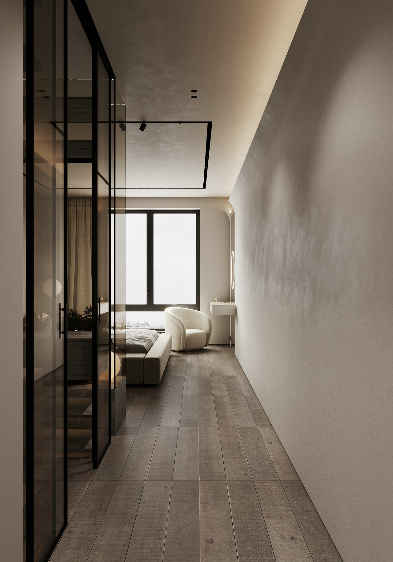 高级色系公寓设计 满满的高级感！-12