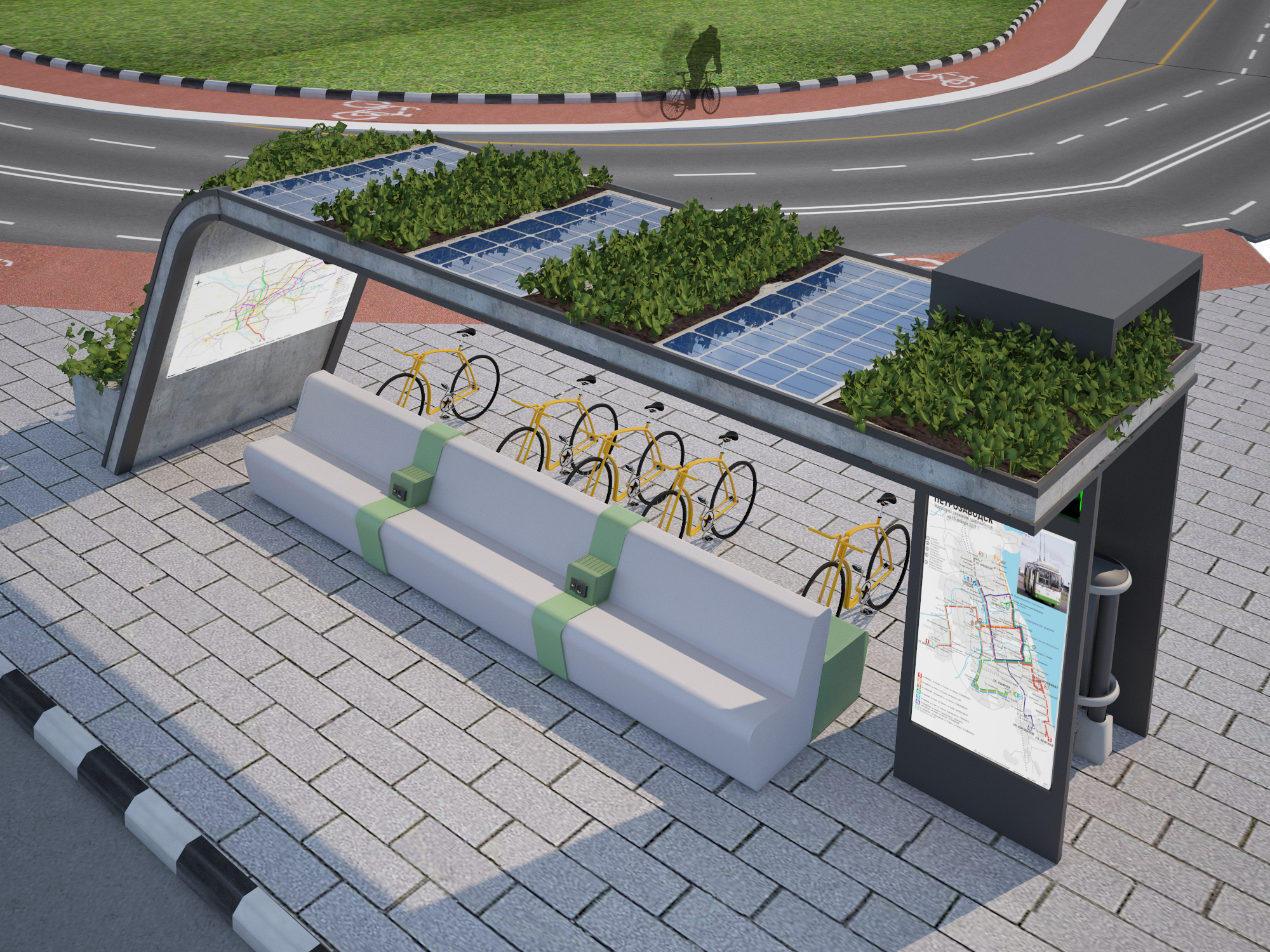 绿色公交站丨埃及开罗丨Salma Mohamed-6