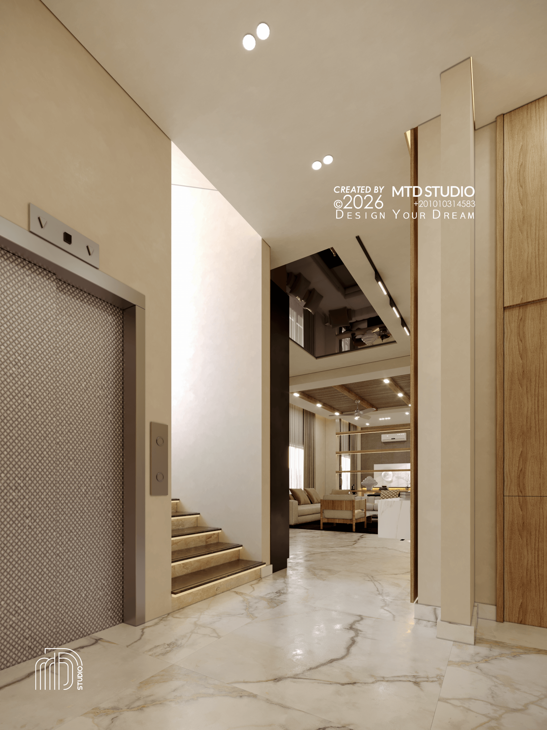 Spatial Harmony | Residential Reception Design-25