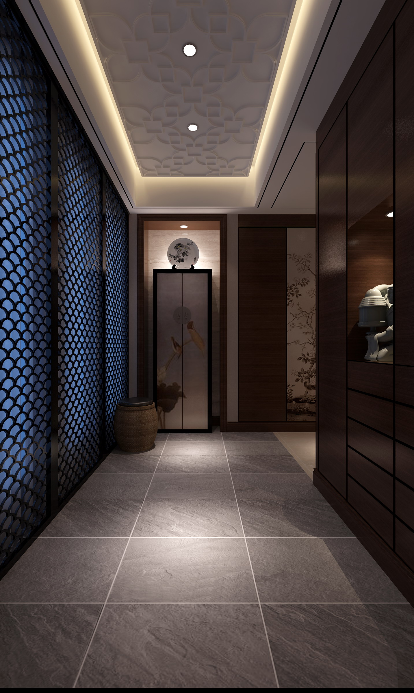 新中式 中式古典 奢华家装别墅样板房-5-31