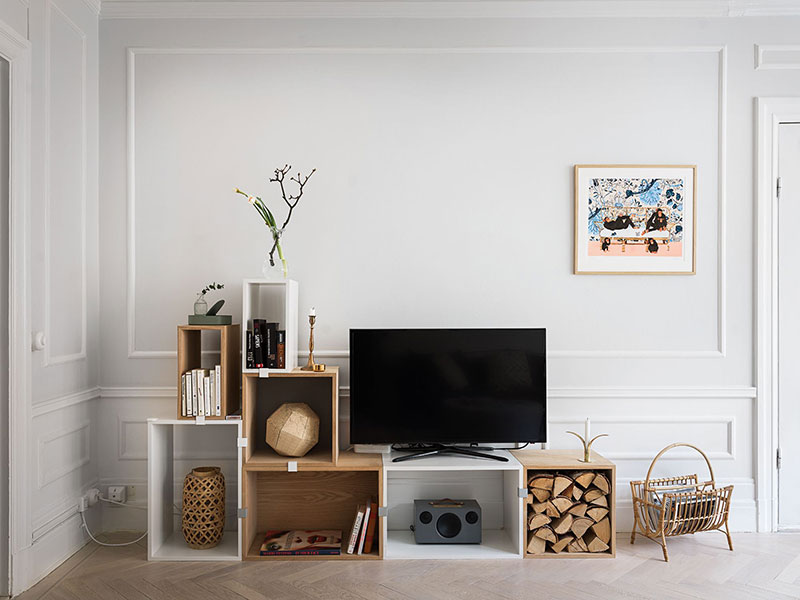 斯德哥尔摩温馨公寓 | 陶瓷板墙饰与经典装饰的完美结合-9