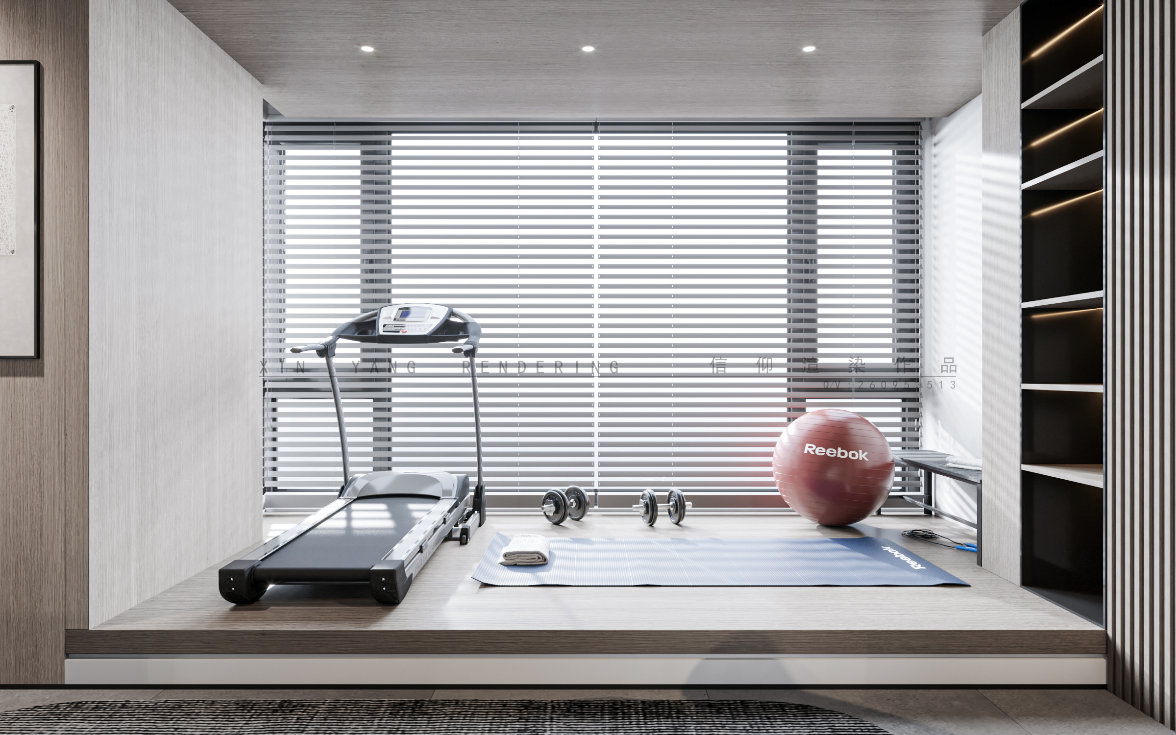 现代灰调小别墅丨周婷空间设计-19