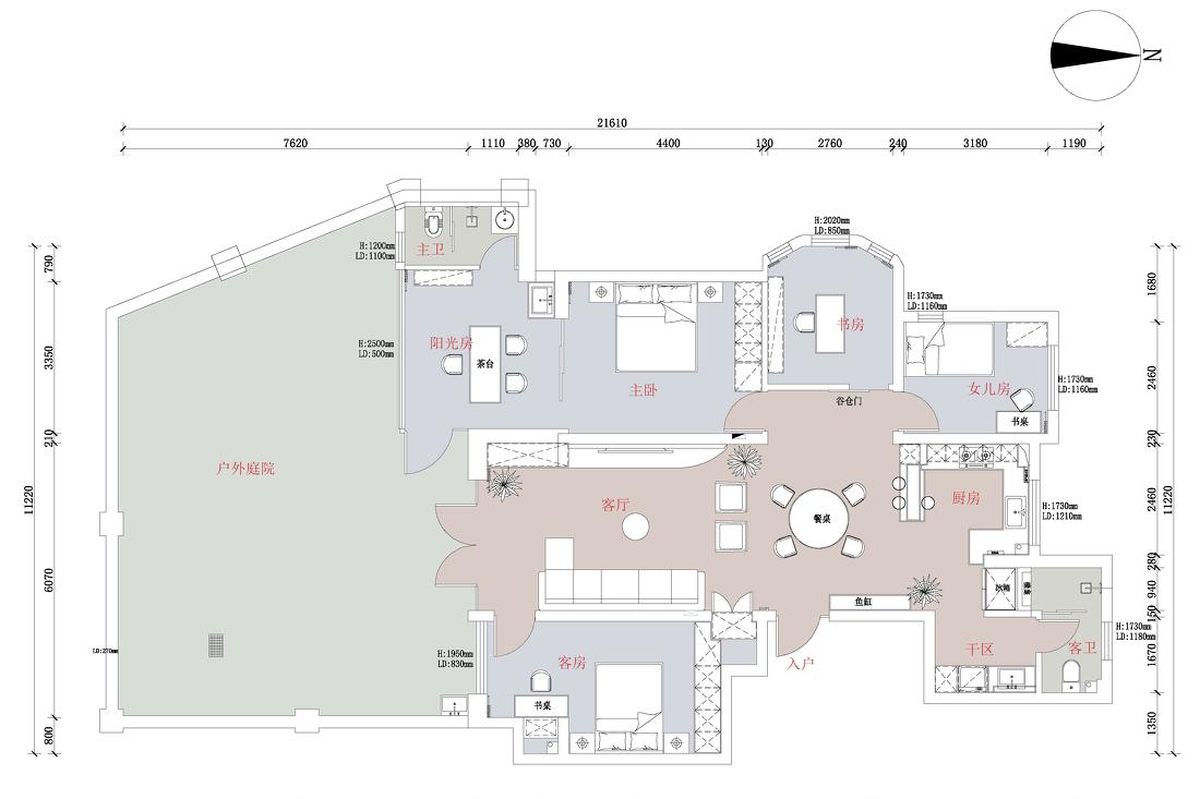 80m²庭院住宅改造-2