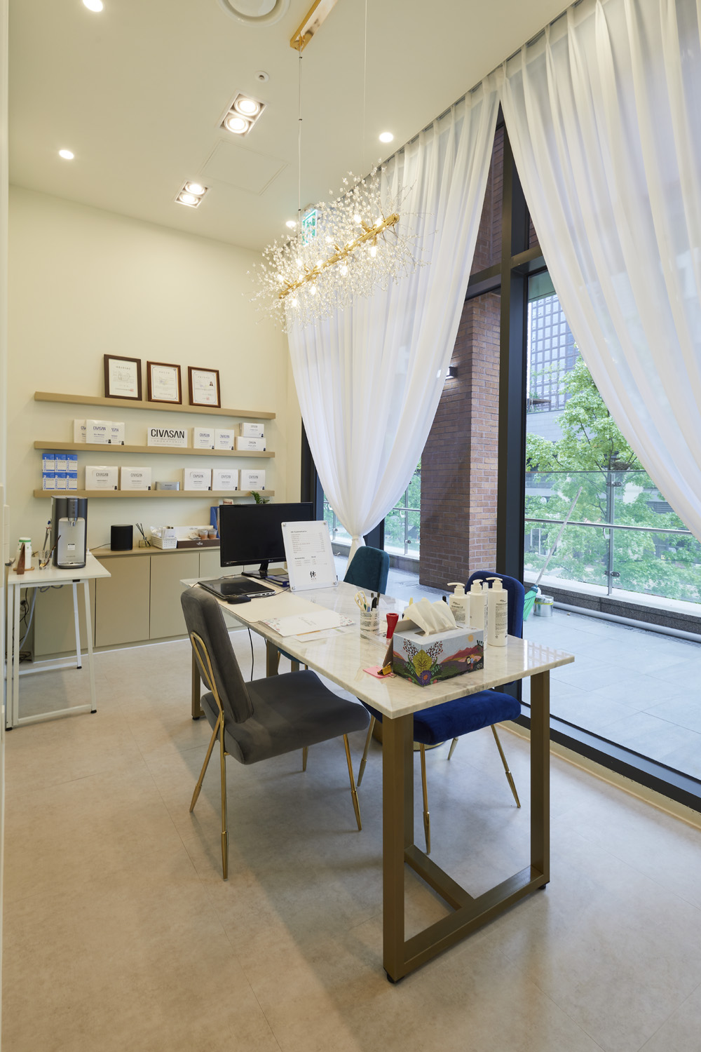 21 平韩式美妆店，展现现代简约风格设计魅力-5