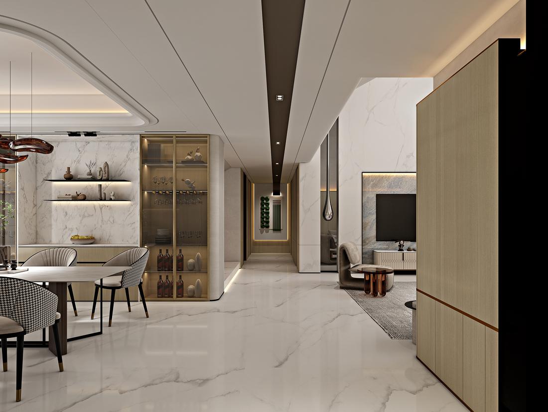 360m²极简复式-2