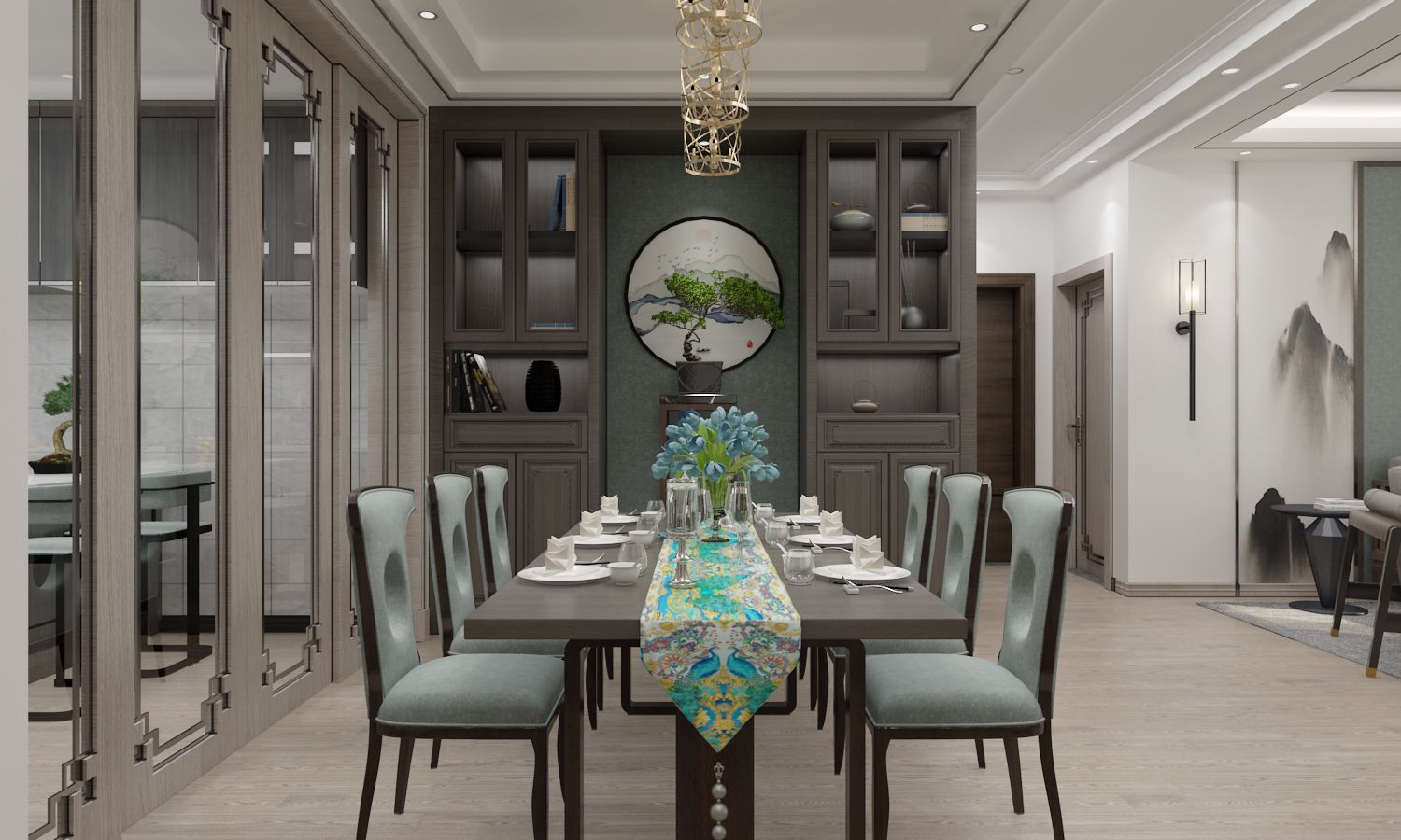 集宁警苑新中式风 | 传统与现代的完美融合-5