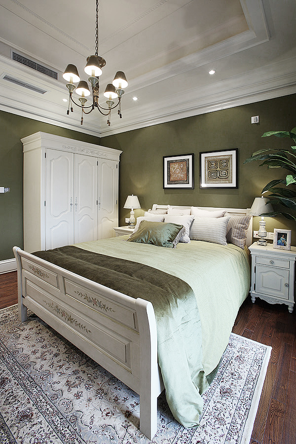 法式简约家装别墅样板房-38