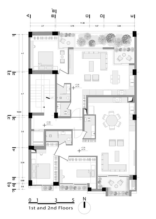 山景融合的住宅设计 · Koohsar Apartment丨伊朗-6