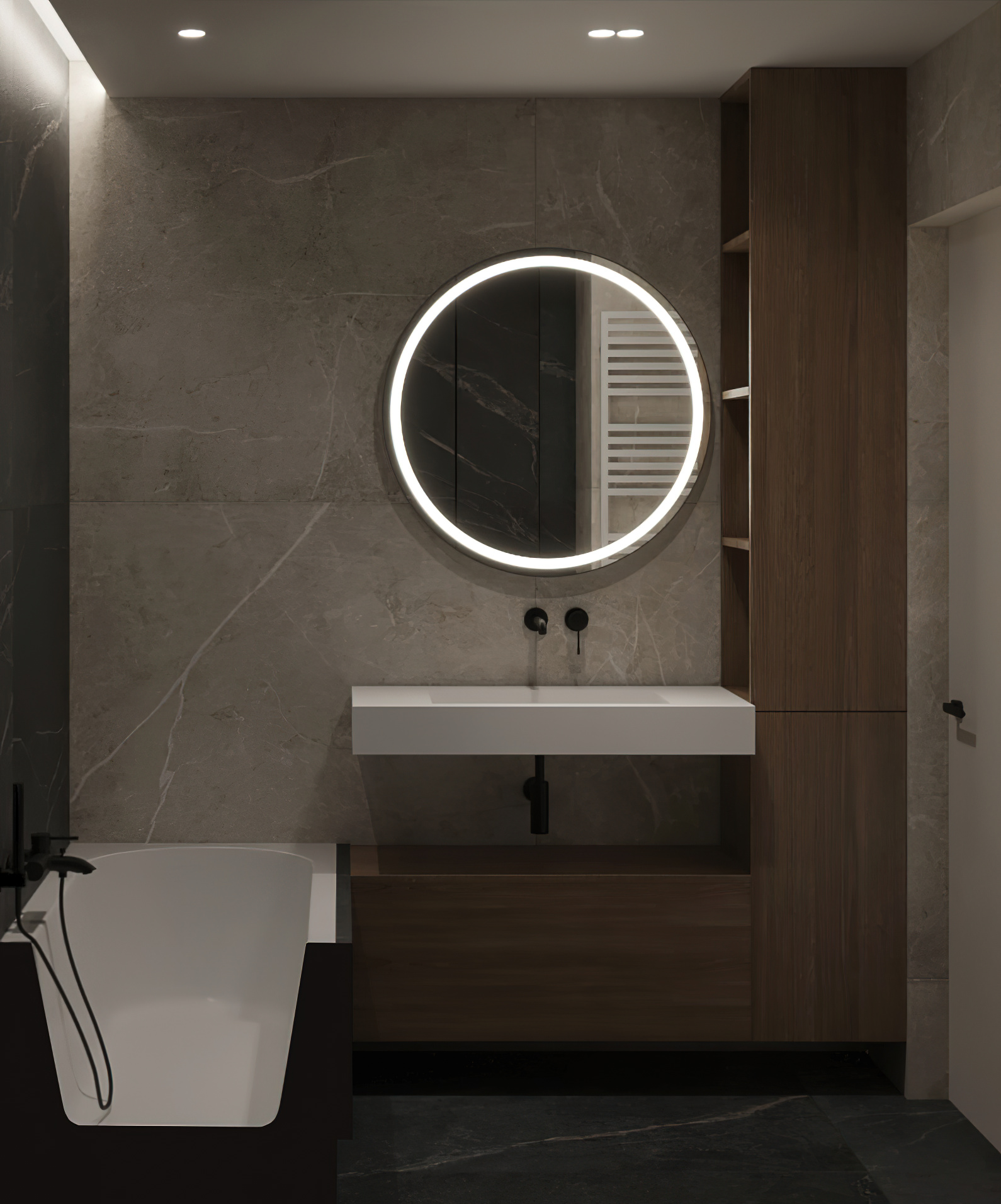 Wiślany Mokotów公寓室内设计丨波兰华沙丨RES Design-24