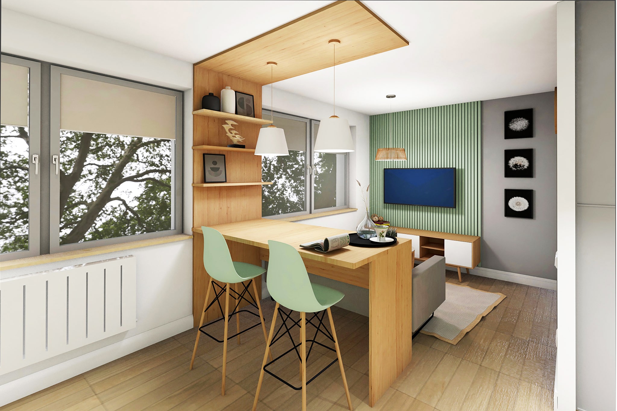 Interior with a summer mood-5