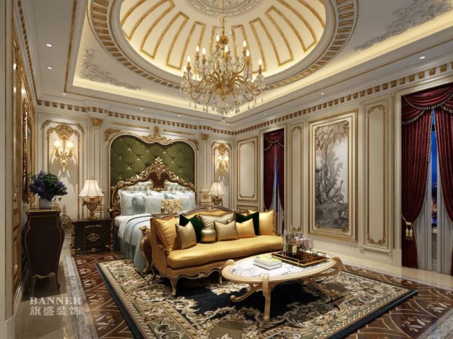 西安绿地生态城别墅 | 美式风格的家,温馨而典雅-131