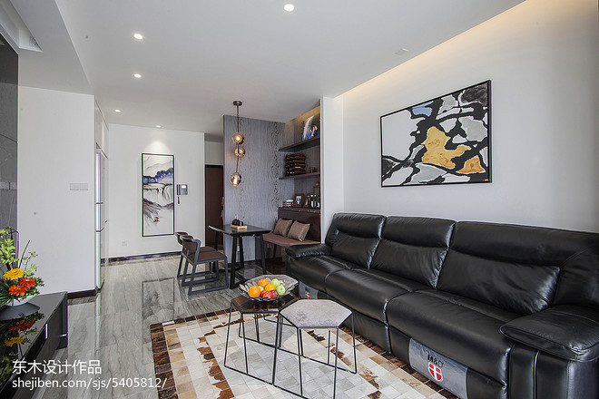 5万元二居93平米装修案例·效果图  【爱转角遇见家】丨东木团队-18