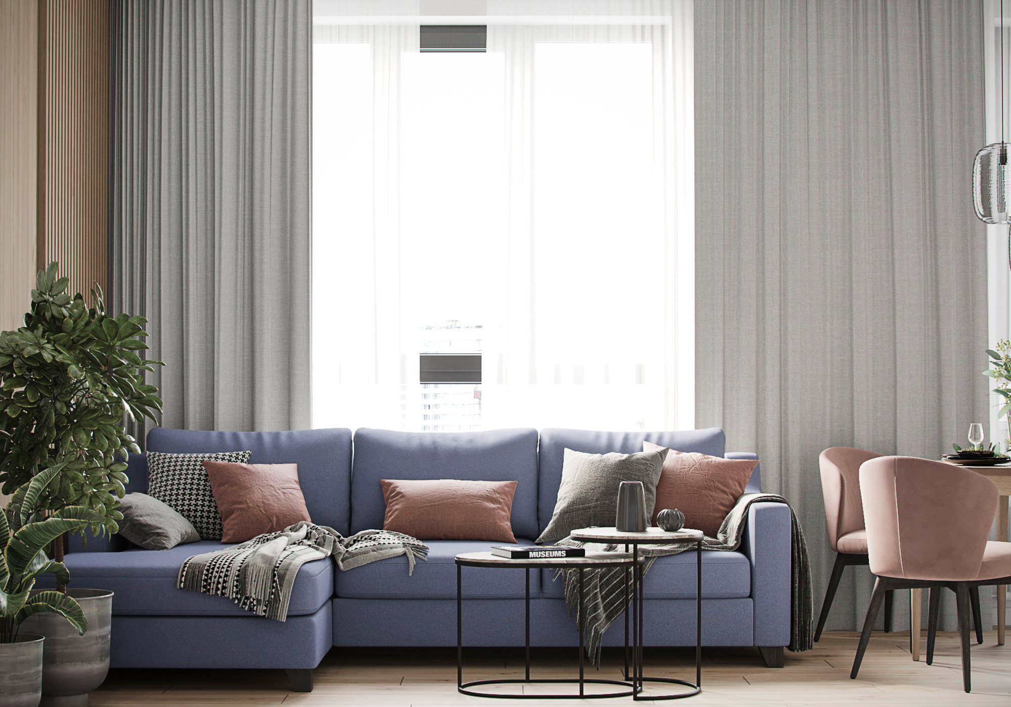 ZHK "Seliger City" 公寓室内设计-7