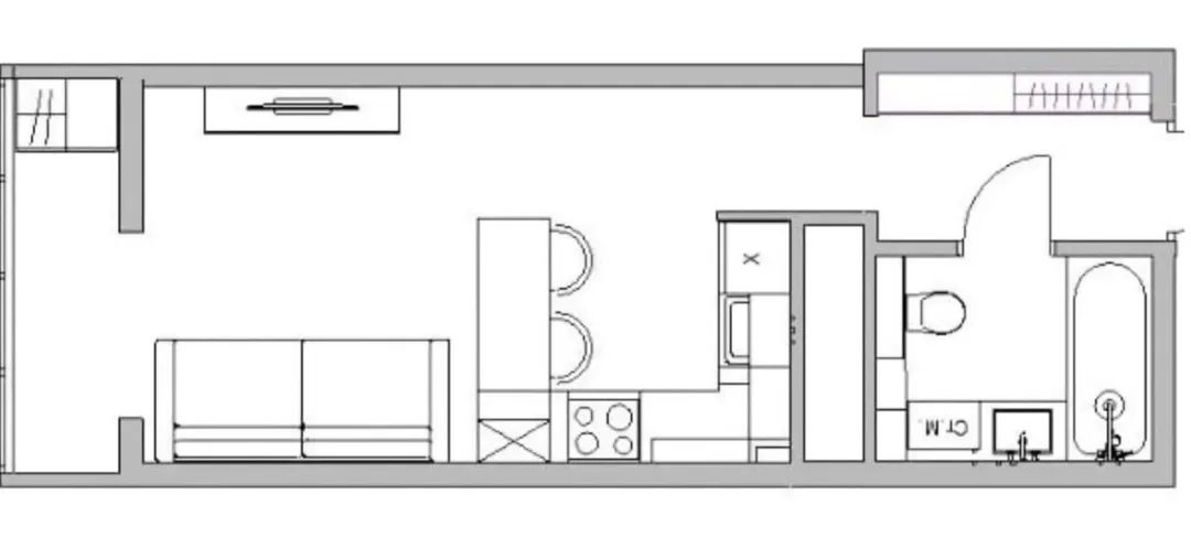 女学生的 28㎡小公寓内饰设计丨Nikita-12
