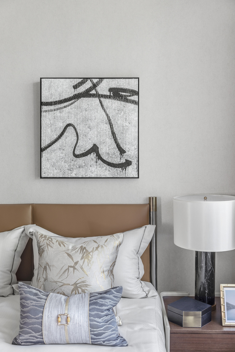 南通港闸区资生路地块项目138户型——传统与现代共生的中式家居空间-25