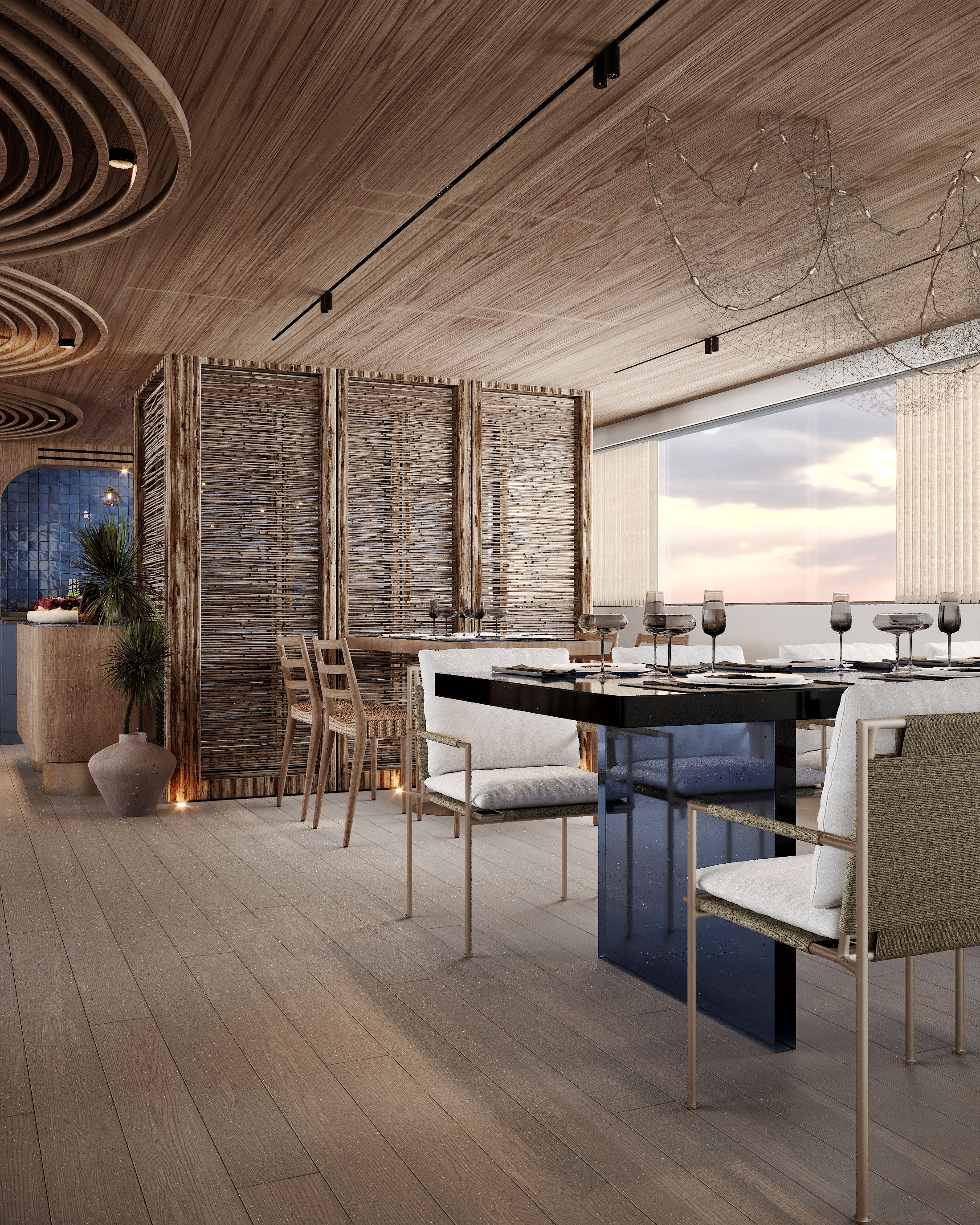 游艇餐厅，游艇卧室丨Amina El  kholy-14