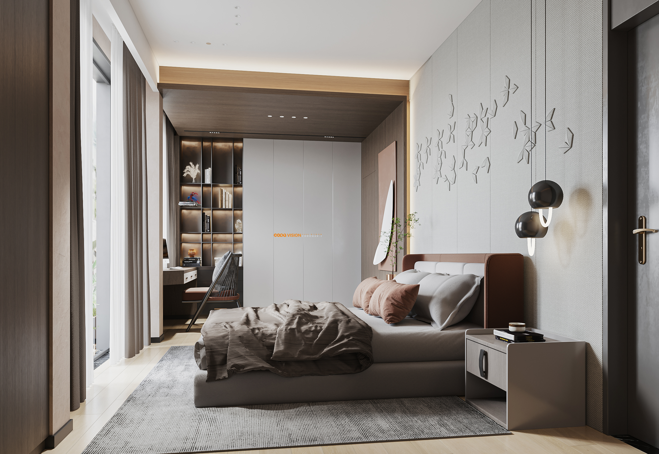 靠背视觉 2022 年中下旬家装效果图表现作品-92