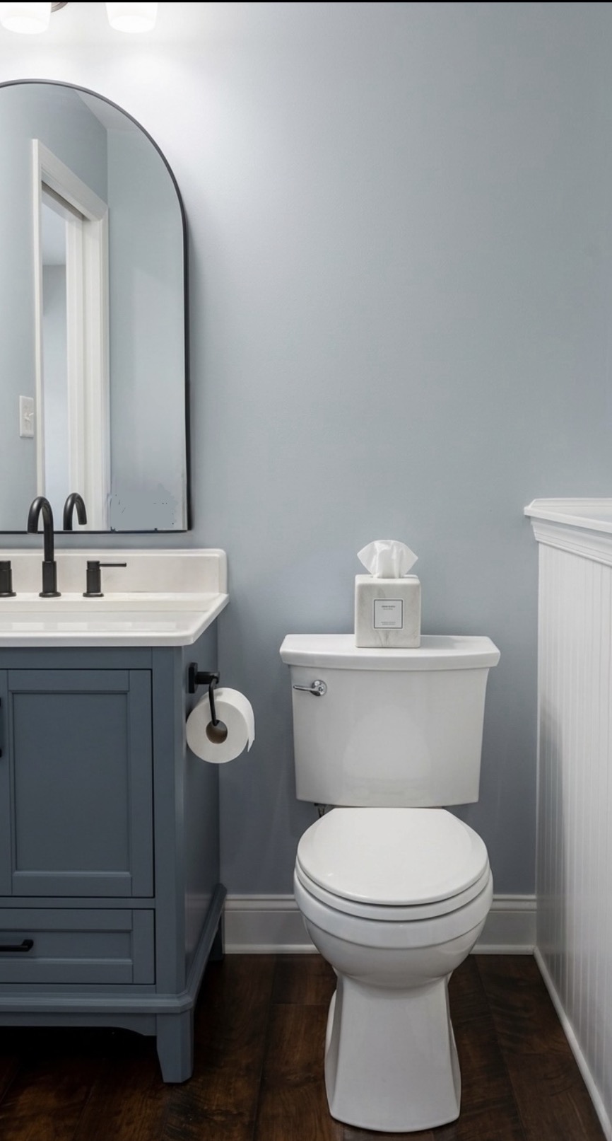 Powder Room & Office Floor Refresh-4