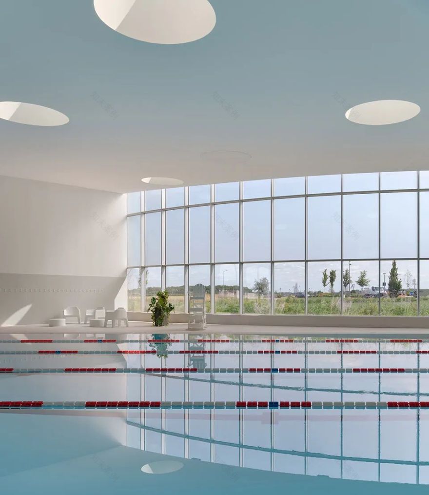 法国Fondettes游泳馆综合体-27