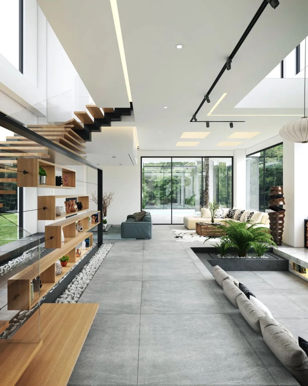 伊朗 800㎡简约别墅，东西向规划保通风-23