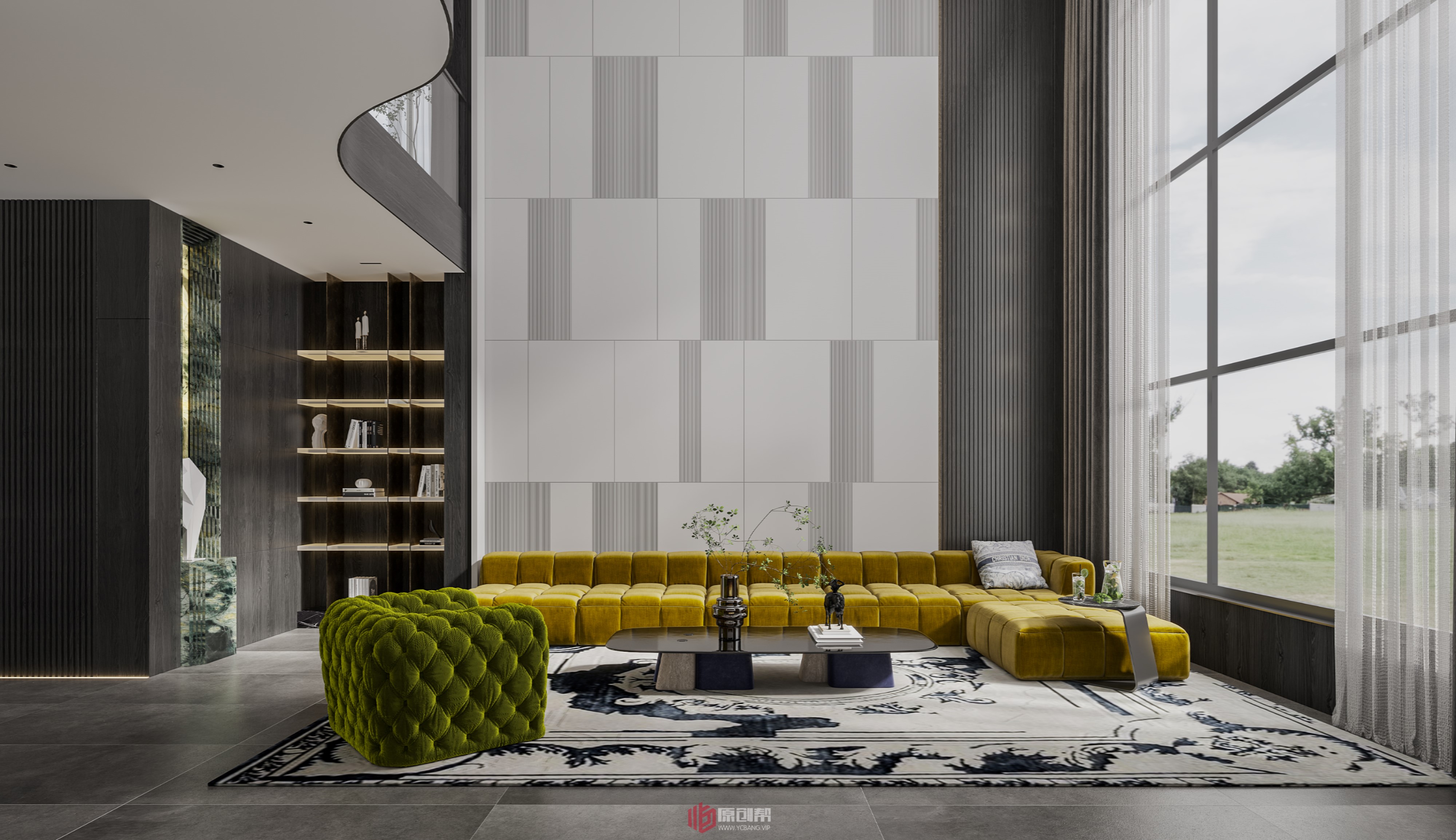 现代风格办公室设计丨原创帮（设计帮）-9