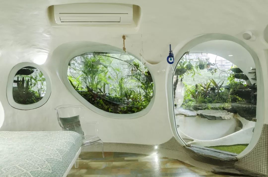 孟买野生公寓 | 植物环绕的有机设计-22