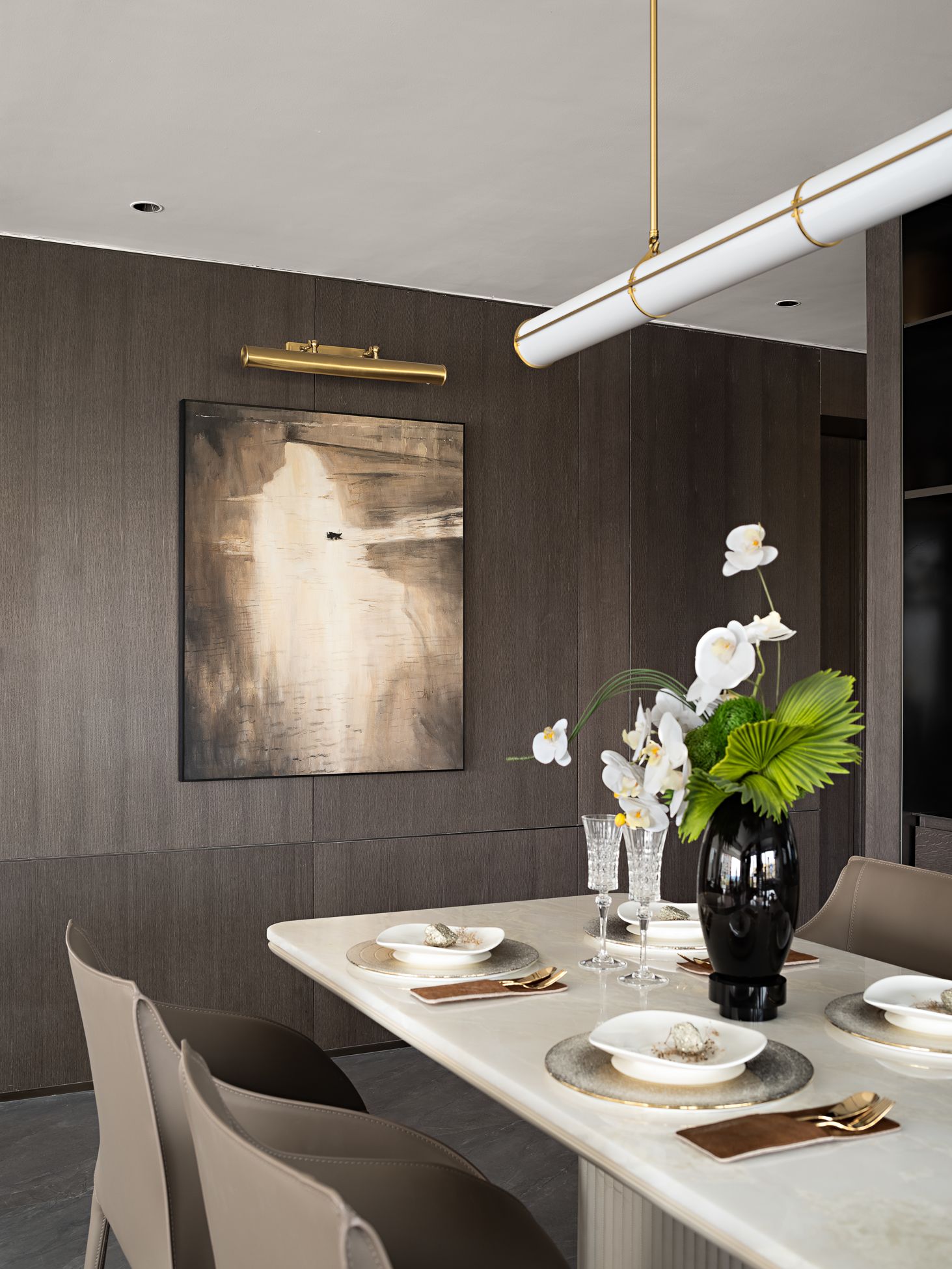 INNEST意巢设计：现代轻奢风的家简约又不失生活的格调-1