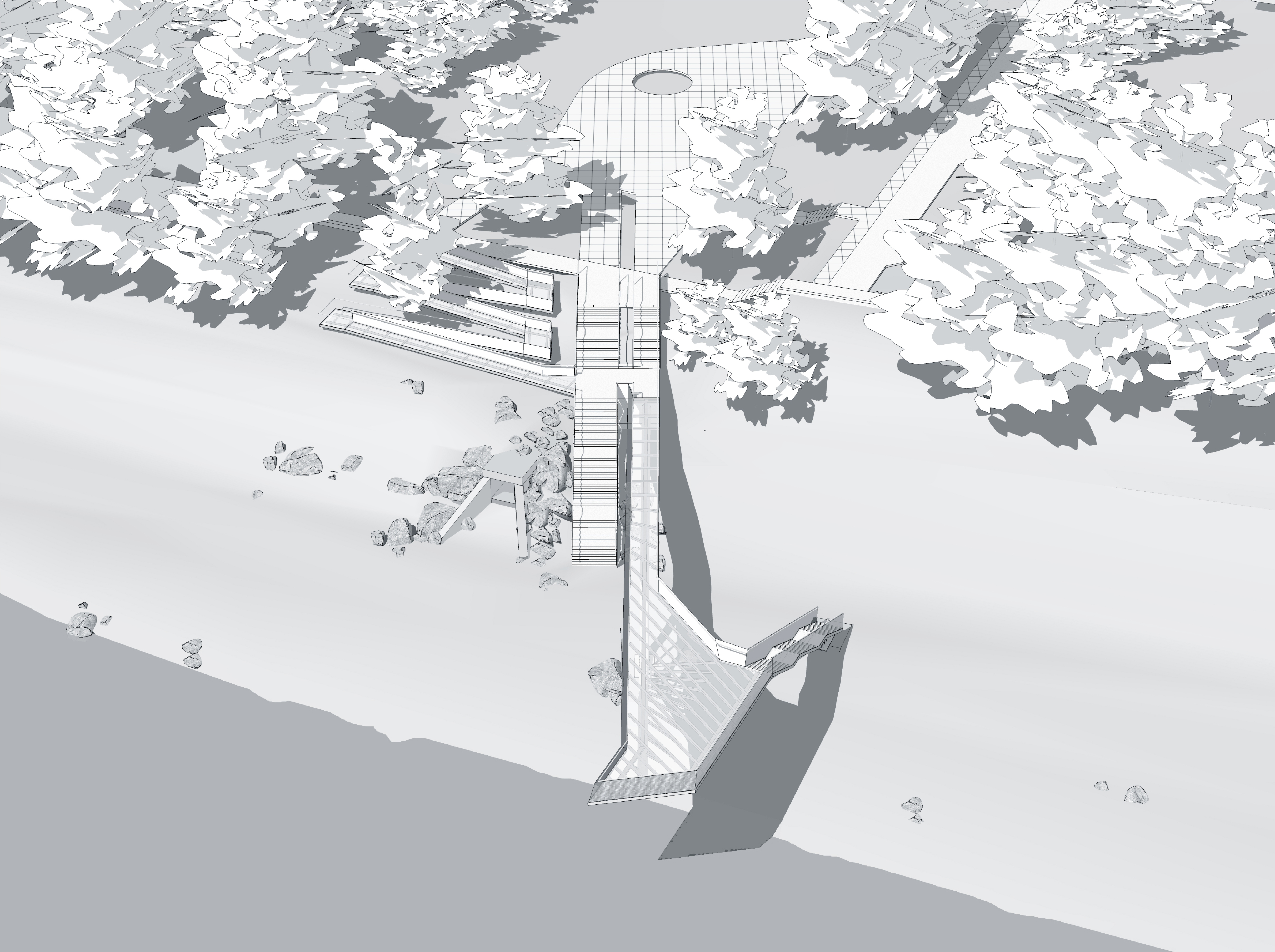 VIEWING PLATFORM NEAR KRASNOYARSK DAM / Version 1 | OOO ADM (OOO Architecture Design Modeling)-7