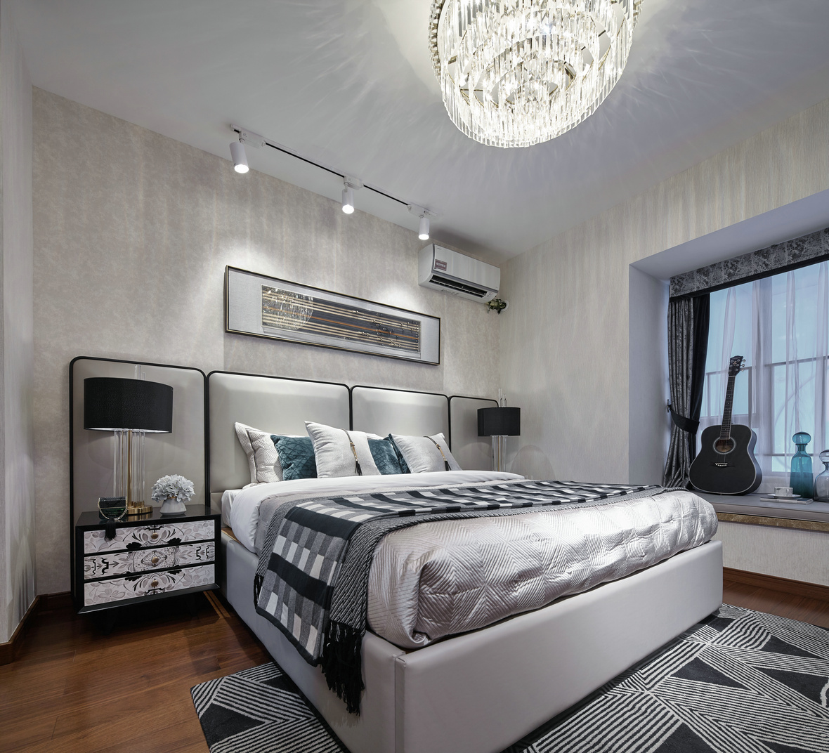 中山万科城轻奢样板间，低调优雅的生活美学-20