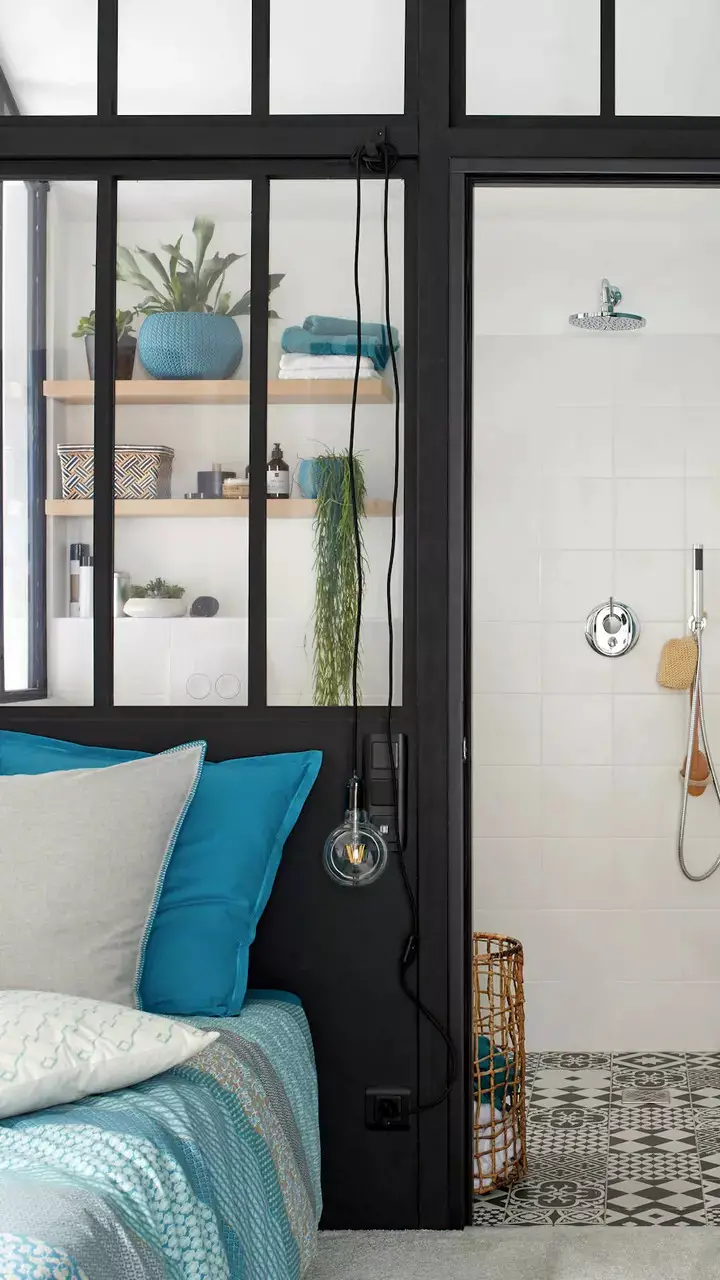 旧车库变身时尚主卧 | 工业风设计成亮点-4