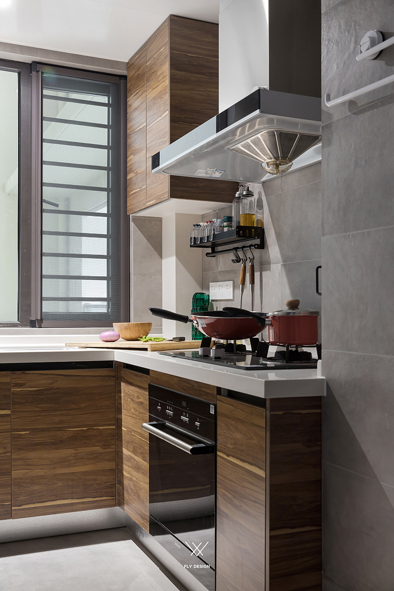 江南国际城 110㎡休闲北欧风设计,木元素与灰色基调的完美融合-31