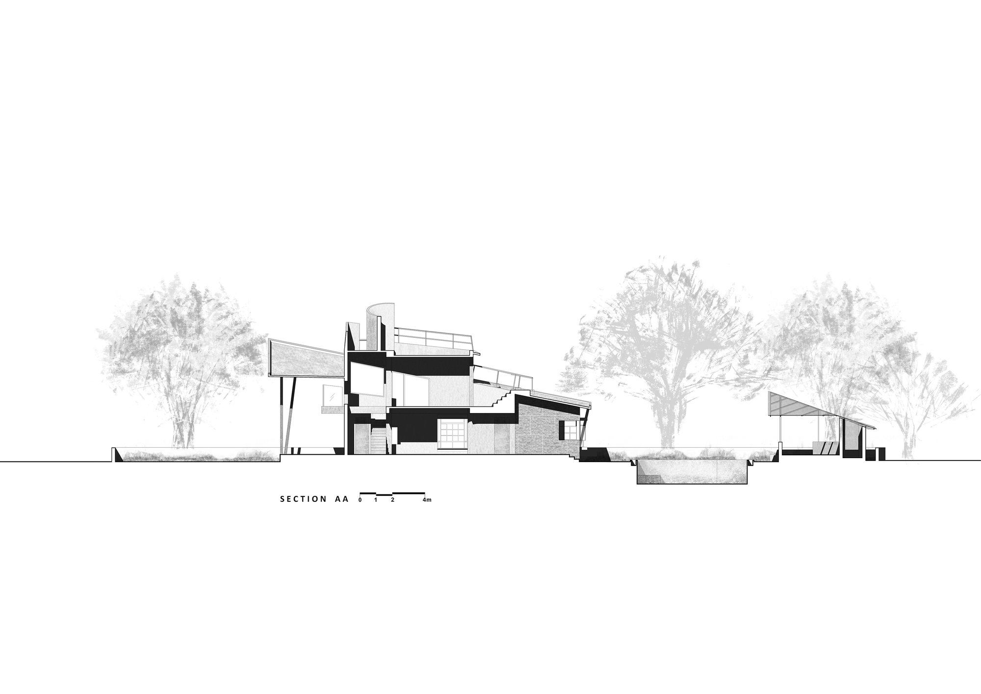 古尔莫哈尔格林斯的房子丨印度丨Studio 4000-42