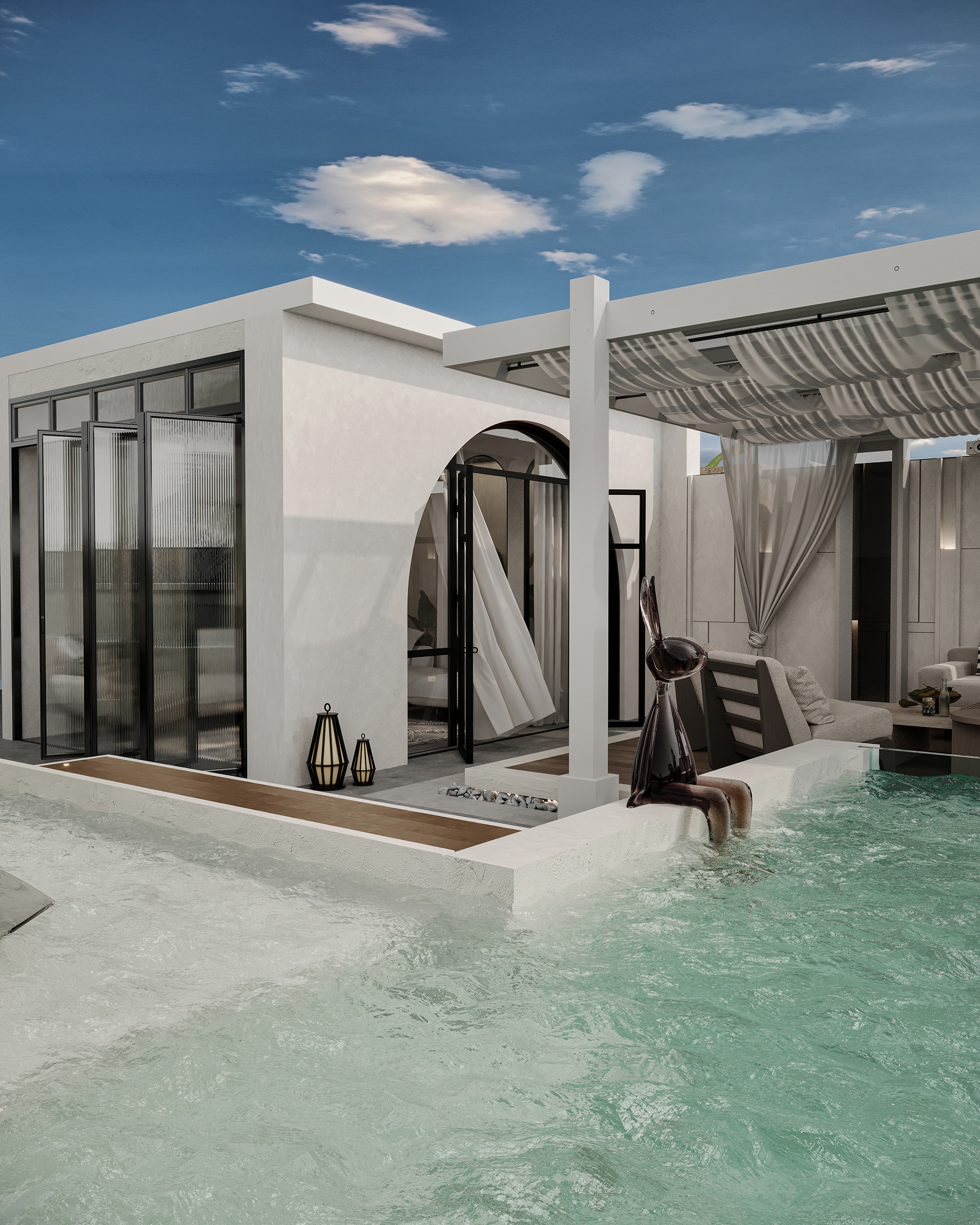 屋顶露台丨Amina El  kholy,Ahmed Saleh Designs-1