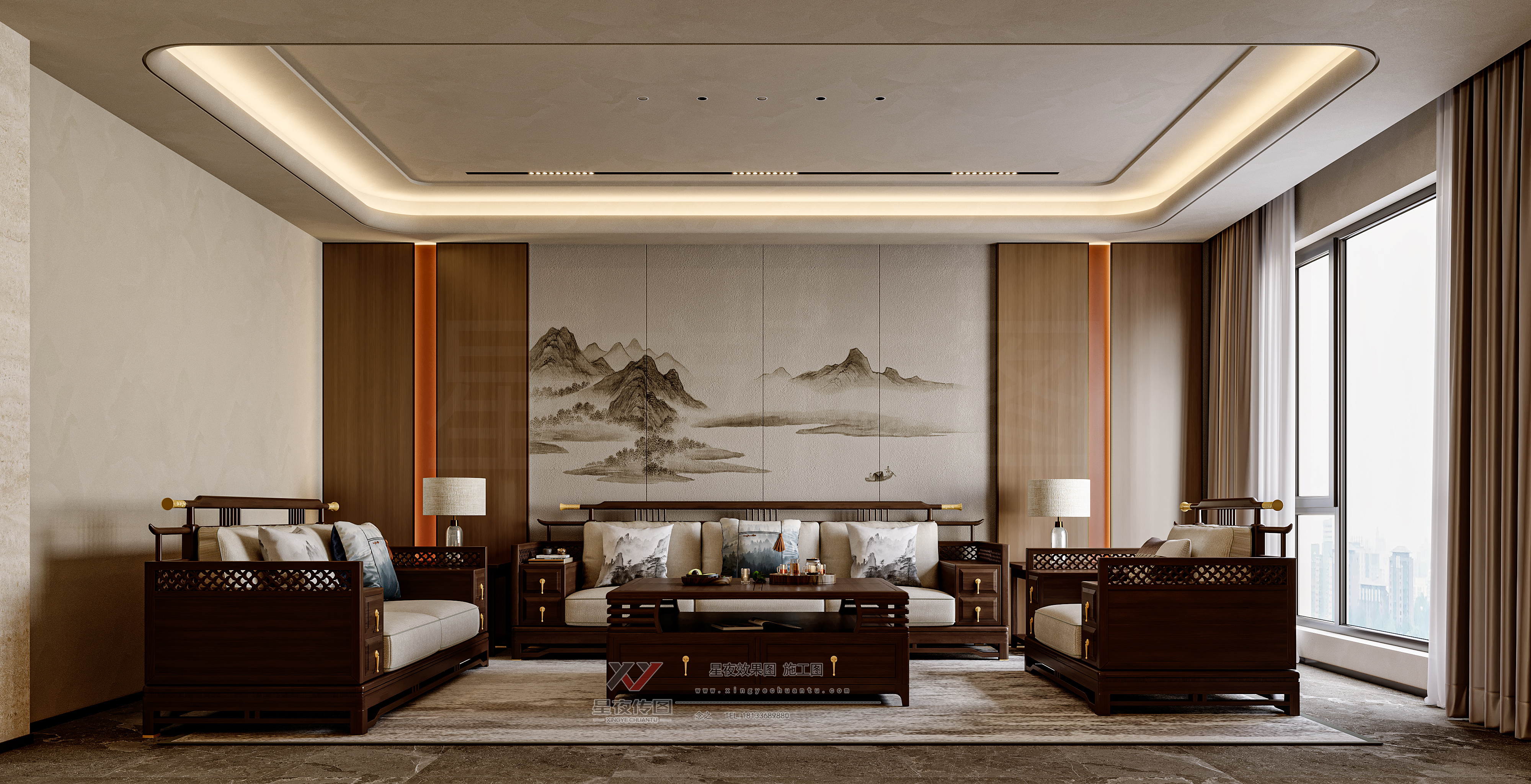 中式：朱门铜锁，岁月静好-6