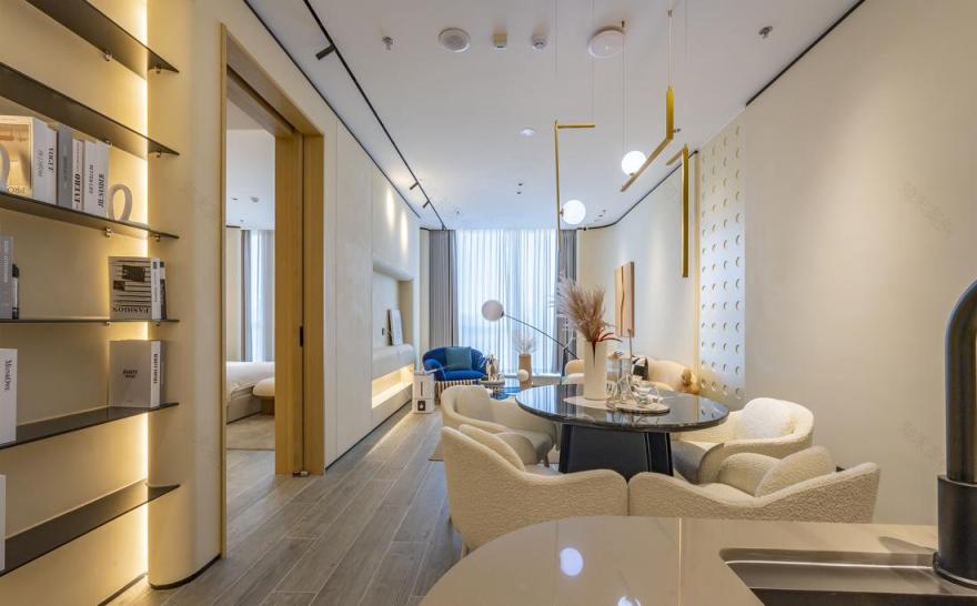 一居现代简约温柔粉黛独特风格的精致设计-69