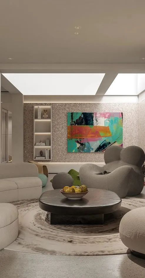 白金院邸地下室多维空间设计案例丨中国上海丨上海浦东尚层别墅设计师—李响-16