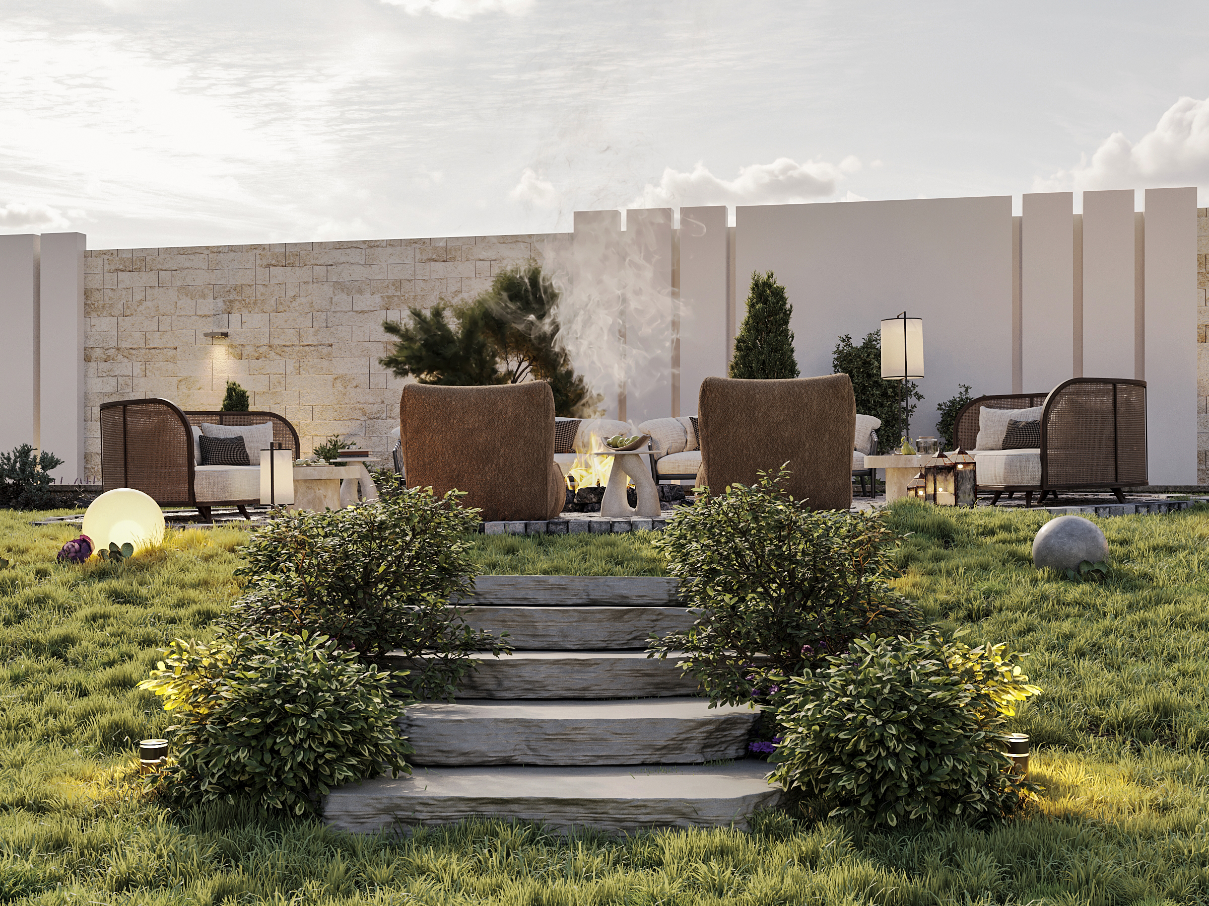 私人木屋景观设计丨沙特阿拉伯-11