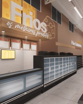 Feirão do Lar Supermarket Signage/ Comunicação Visual