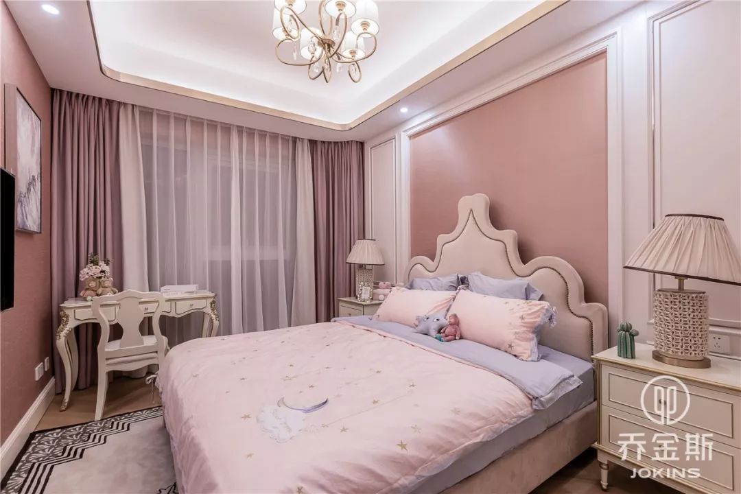 法式轻奢浪漫风情,乔金斯 250m²大平层设计-37