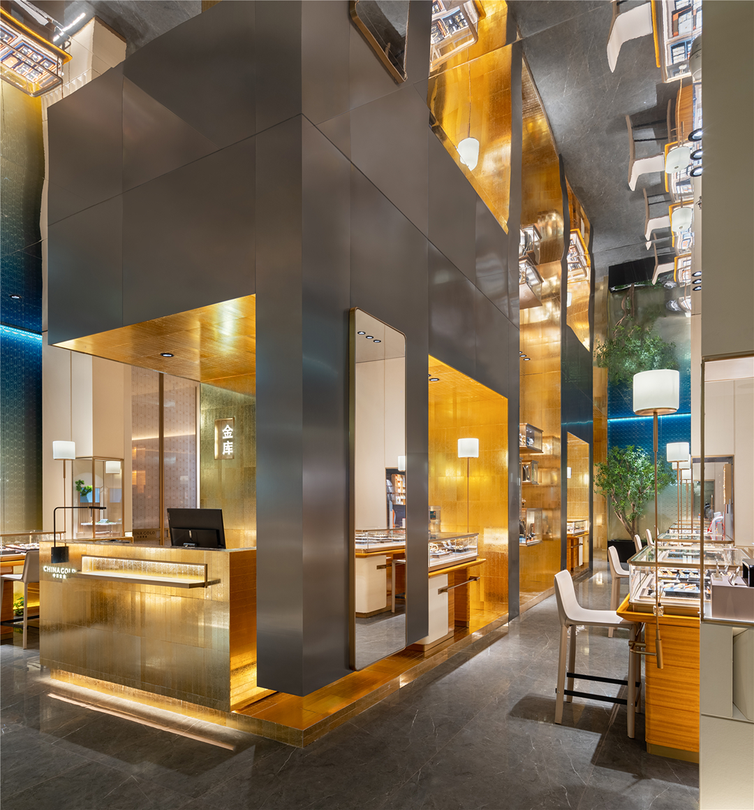 中国黄金国际旗舰店丨中国山西丨佰第设计-31