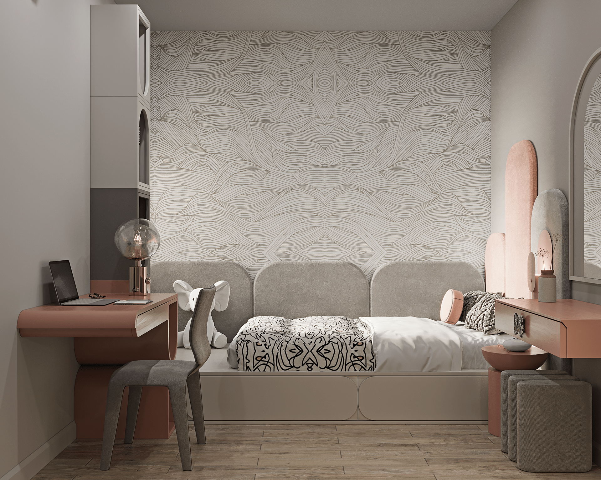 小空间公寓设计 明亮的配色打造出凉爽夏日-13