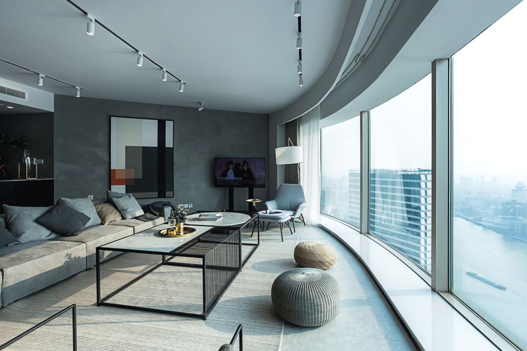 世茂滨江花园 40 万出租房装修，打造大气观景空间-75