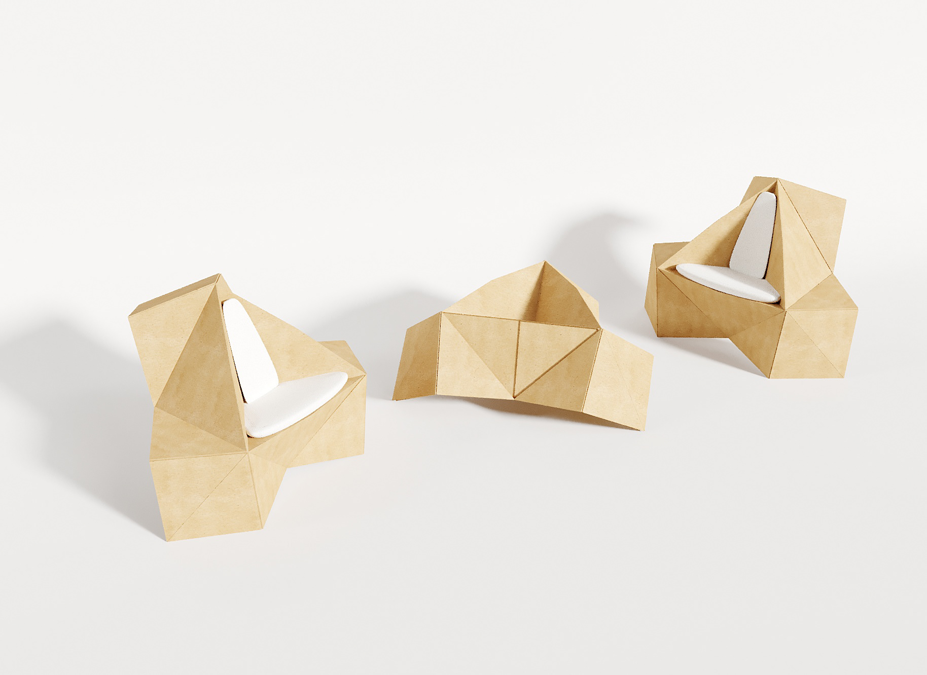 CUBE 扶手椅丨Sofia Svydnytska-9