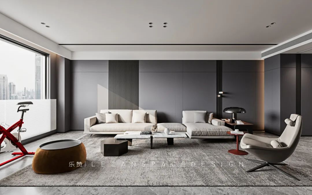 高质人居 唯美灰调丨中国上海丨宁波市乐赞室内装饰设计有限公司-7