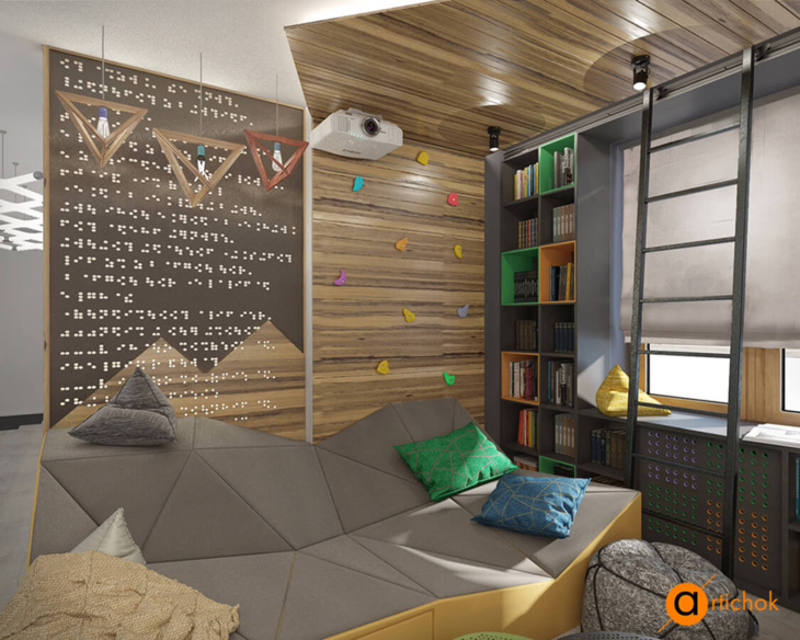 Artichok 民族风室内设计（基辅 penthouse 案例）丨乌克兰基辅-31