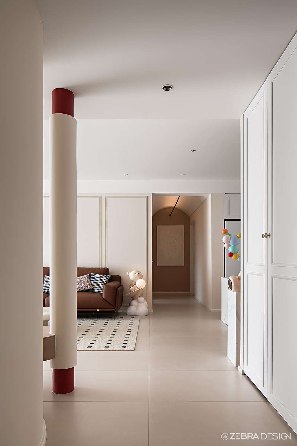 奶咖旋律中的现代轻法和谐空间丨中国桂林丨斑马设计事务所-2