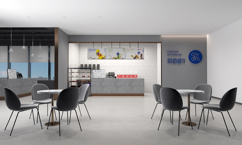 茶百道建滔26楼办公室装修工程-15