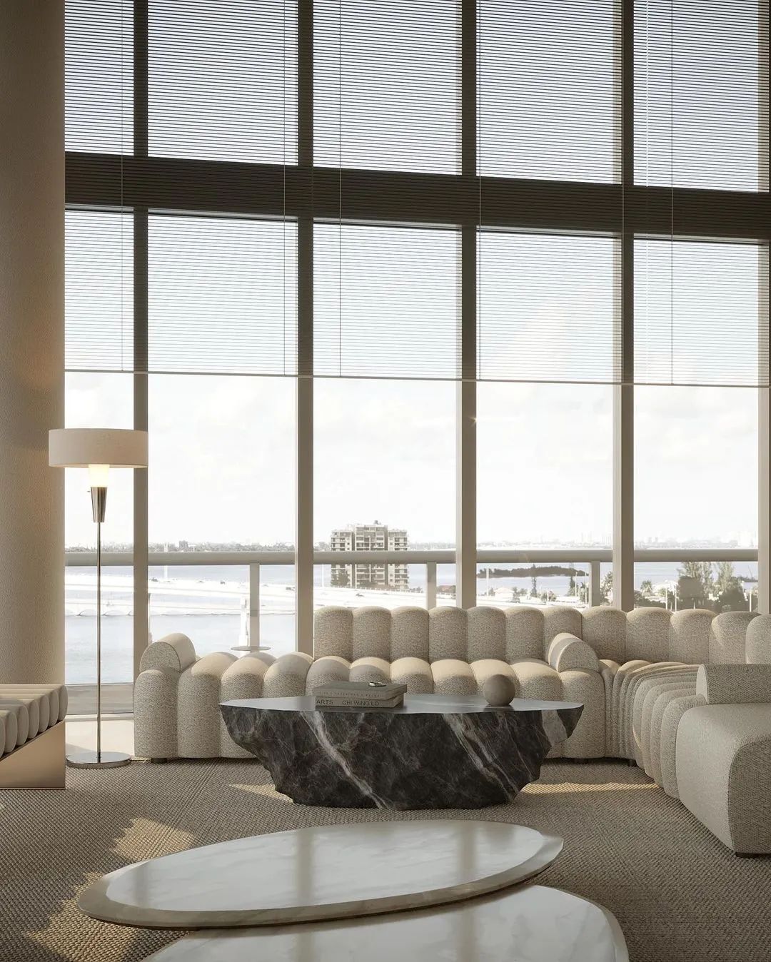 BISCAYNE BLVD 顶层复式极简主义设计丨ArtPartner Architects-9