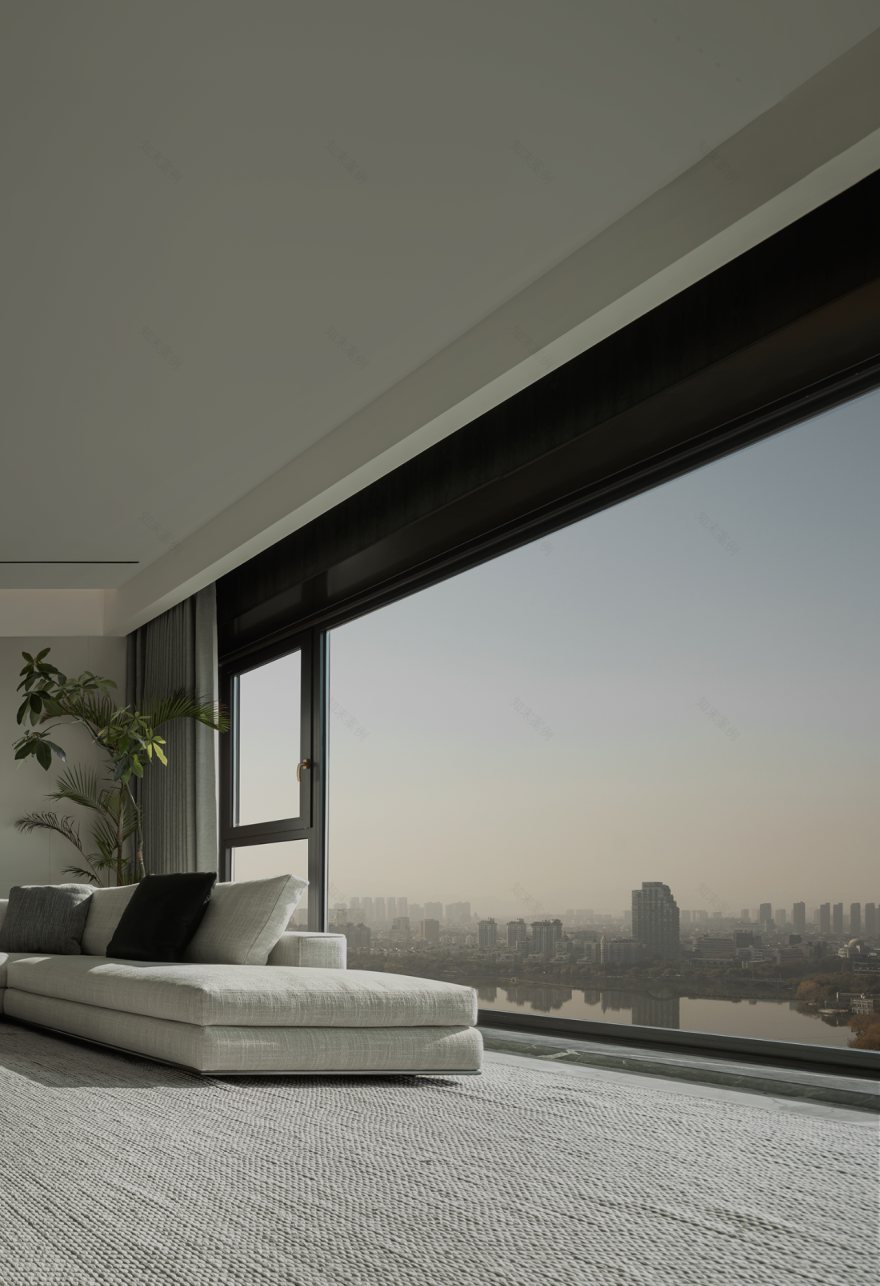 湖景大平层丨中国绍兴丨钱瀚设计团队,常青陈设-9